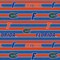 Licensed NCAA University of Florida Polo Stripe Fleece FL-1151 Fabric by the Yard